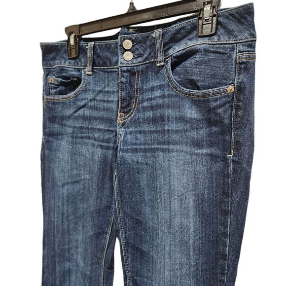 American Eagle Outfitters Jeans Women's Size 10 Blue Stretch Flare Artist - Picture 16 of 16